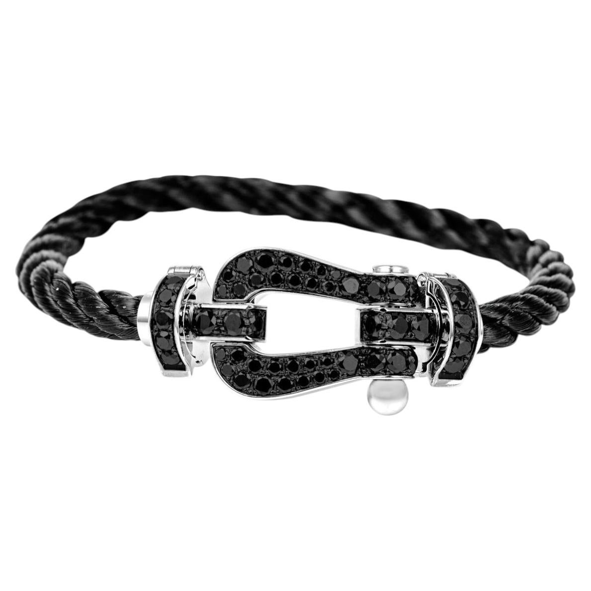 FRED Force 10 bracelet with black diamonds