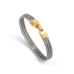 Fred Force 10 Bracelet en or et acier des années 1980