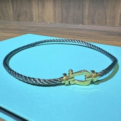 Fred Force 10 Bracelet large à double boucle, taille 17