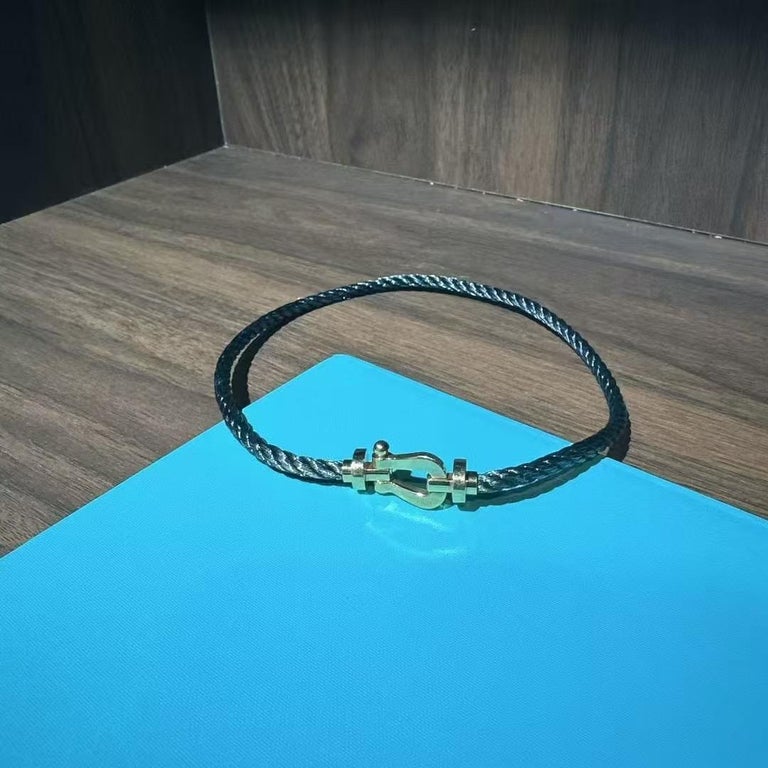 Fred Force 10 Large Double-Loop Bracelet, Size 17 For Sale at 1stDibs