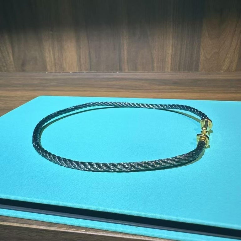 Fred Force 10 Large Double-Loop Bracelet, Size 17 For Sale at 1stDibs