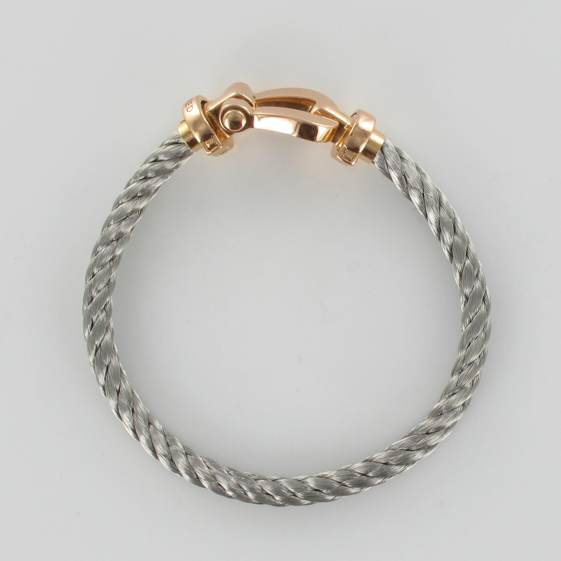 Fred Force 10 Rose Gold Bracelet at 1stDibs | fred bracelet, fred force 10  bracelet, bracelet fred