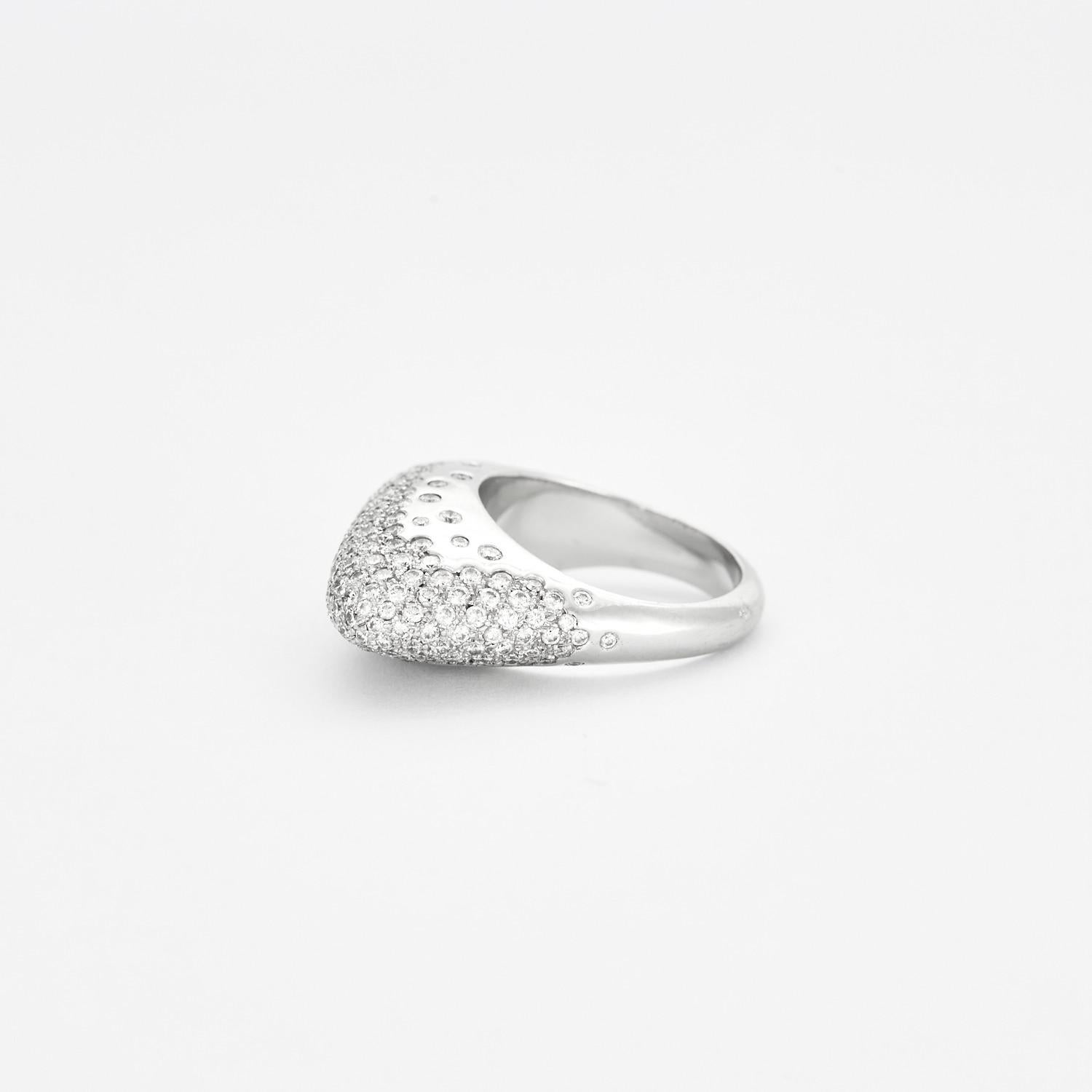 FRED - Glory ring in white gold and diamonds For Sale 1