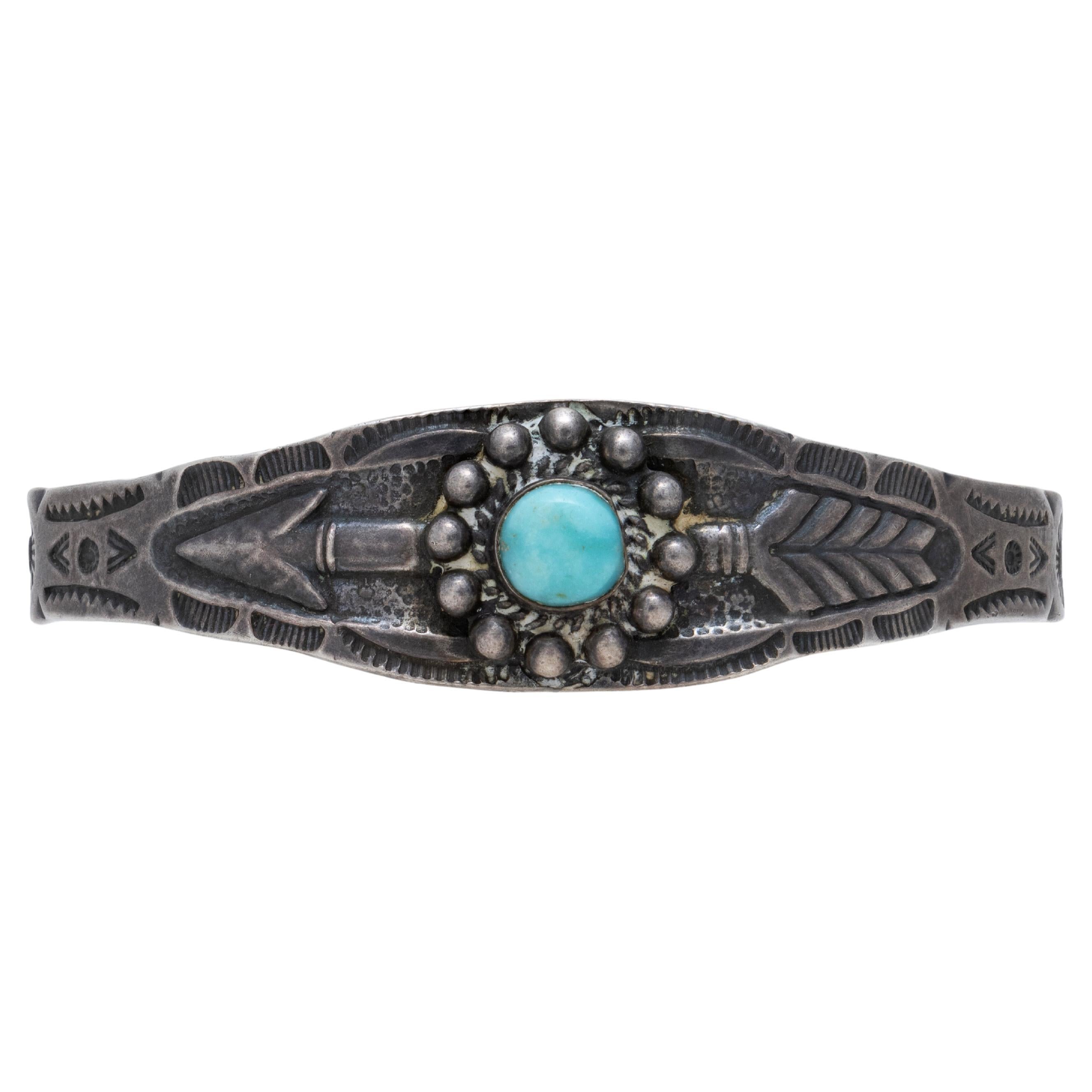 Fred Harvey Bracelet turquoise en vente