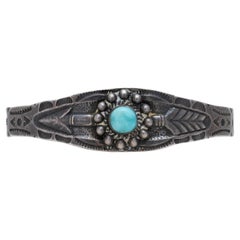 Vintage Fred Harvey Turquoise Bracelet