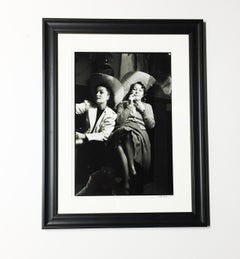 Vintage Two Women in a Bar, Paris, France