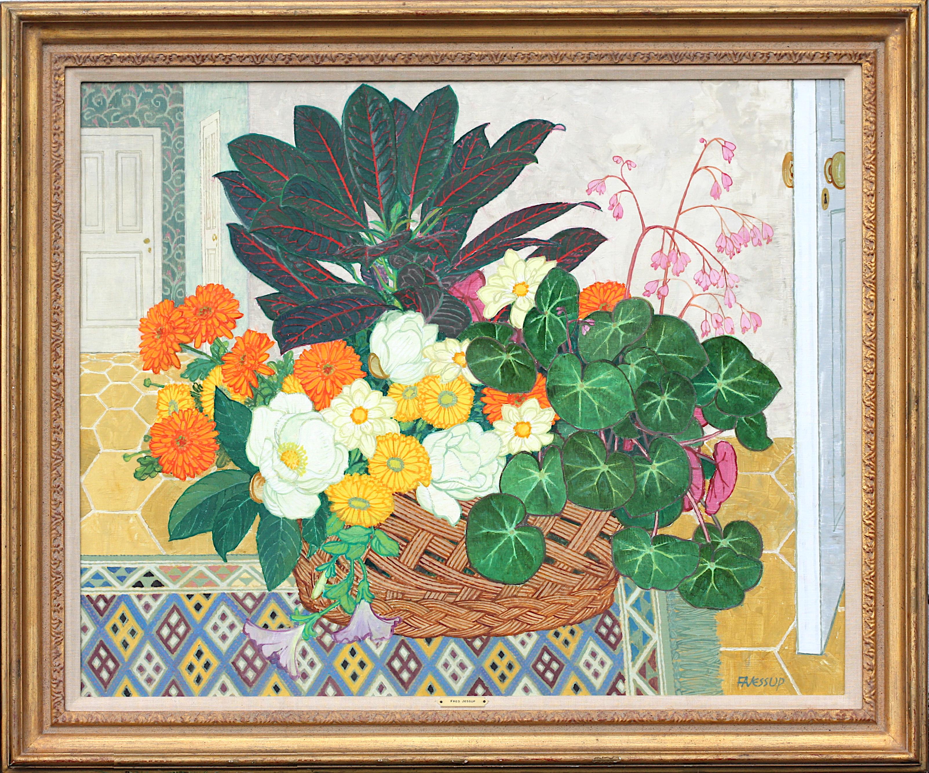 
Fred Jessup, (Österreicher, 1920-2007)
betitelt, Three Doors,
Signiert unten rechts, verso Titel auf dem Keilrahmen, mit Signaturplakette, Öl auf Leinwand
32 x 39,5 Zoll, Gesamtgröße: 40 x 47 Zoll.
Condition Report
Guter Zustand.