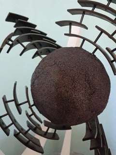 Bad Moon Ascending, Abstract Steel Sculpture, 2020