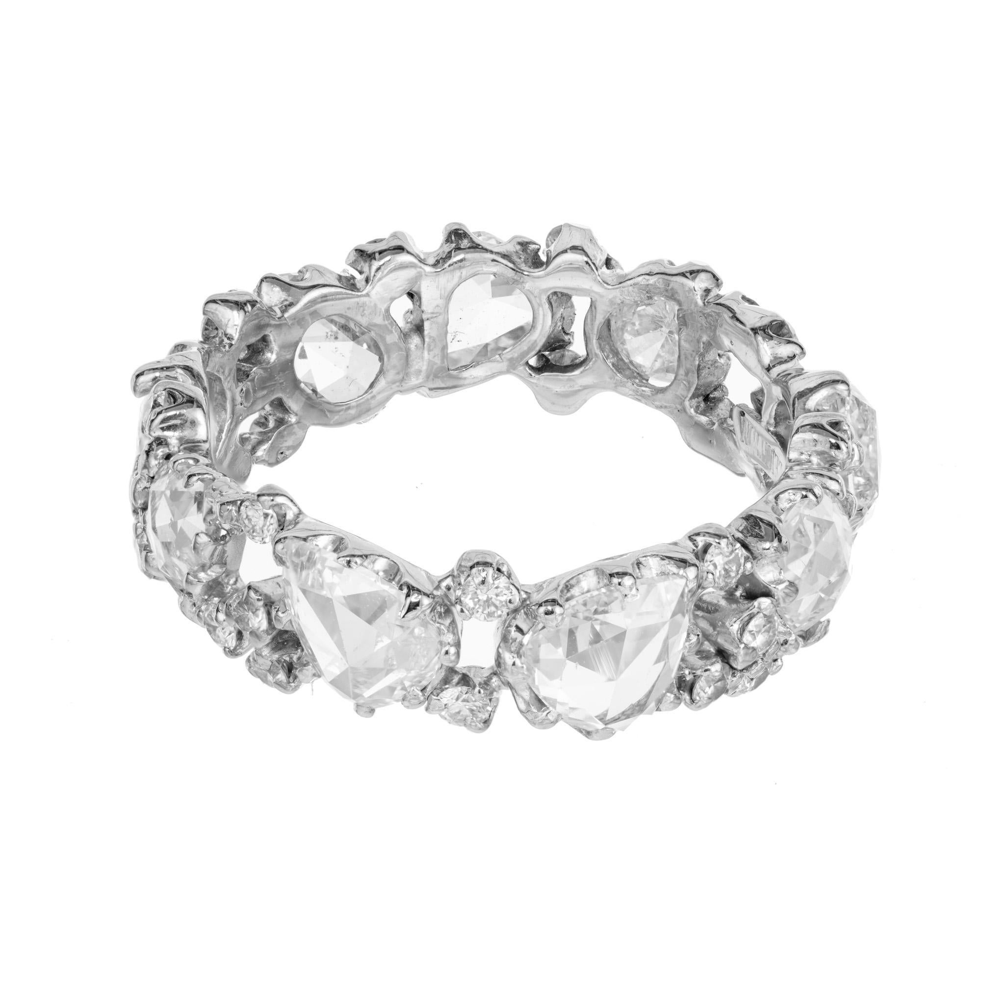 Fred Leighton Eternity-Ehering mit 2,70 Karat Diamant in Weißgold  im Zustand „Gut“ im Angebot in Stamford, CT