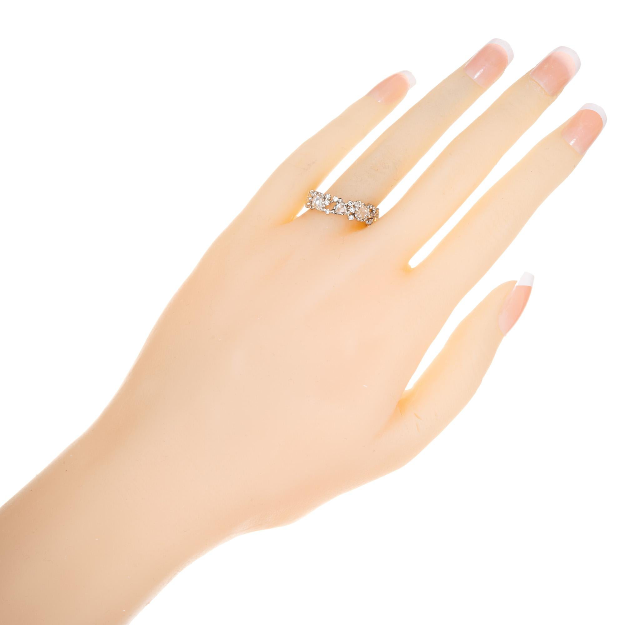 Fred Leighton Eternity-Ehering mit 2,70 Karat Diamant in Weißgold  im Angebot 2