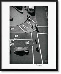 San Francisco. 'Union Square, Post Street, 1947'. Signed, Black & White Print
