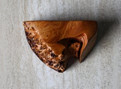 Fred & Marilyn Buss Maple Burl & Walnut Trinket Box, c.1975