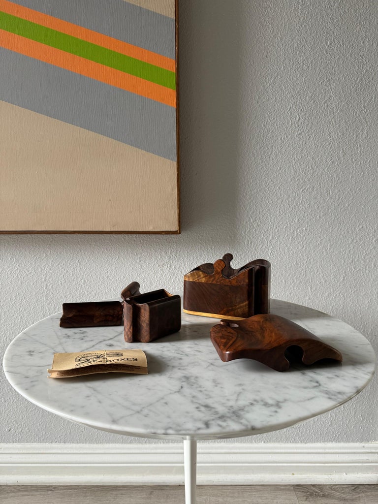 Fred and Marilyn Buss Trinket Puzzle Box, 1970s For Sale at