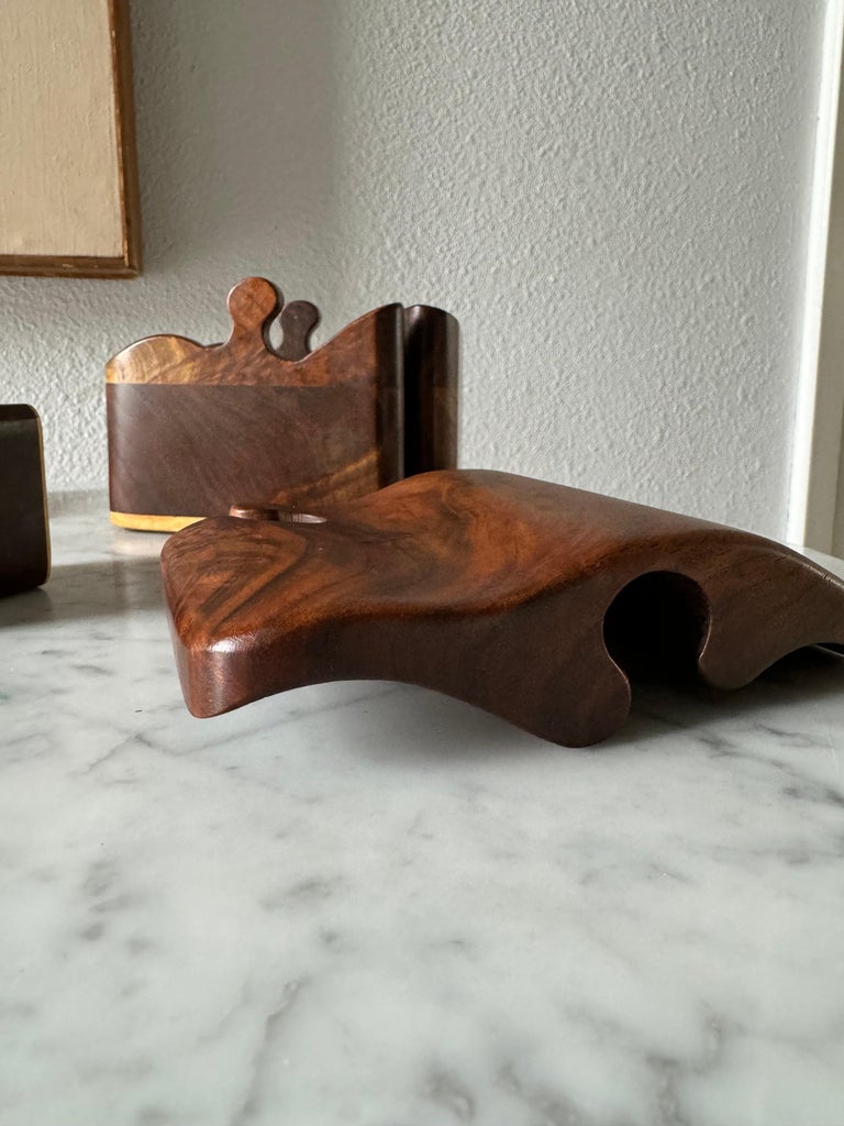 Fred and Marilyn Buss Trinket Puzzle Box, 1970s For Sale at