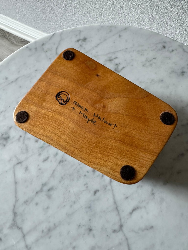 Fred and Marilyn Buss Trinket Puzzle Box, 1970s For Sale at