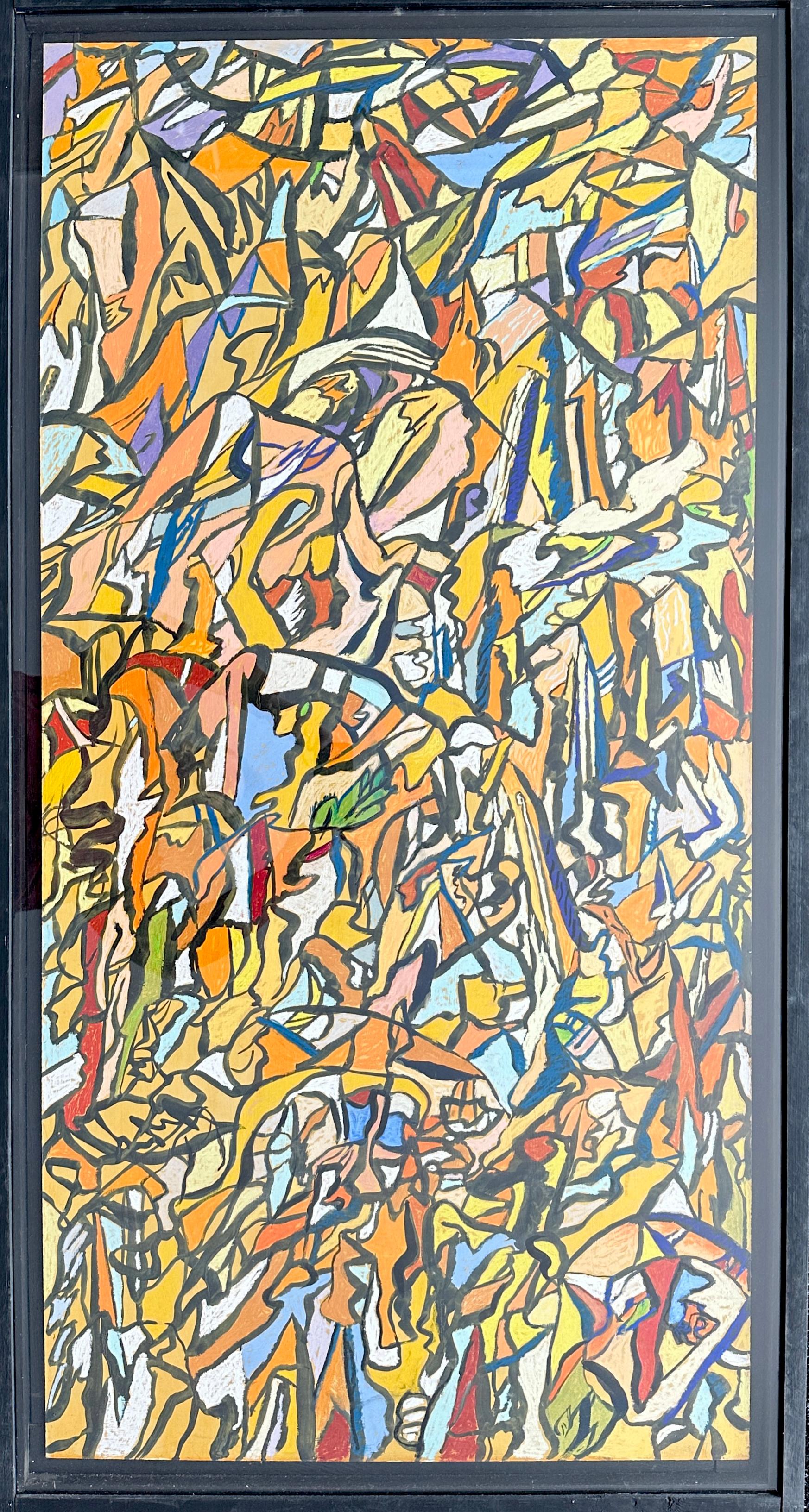 Peinture abstraite sans titre 006 de Fred Martin en vente 3