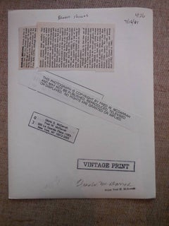 Brooke Shields Vintage Silver Gelatin Photograph