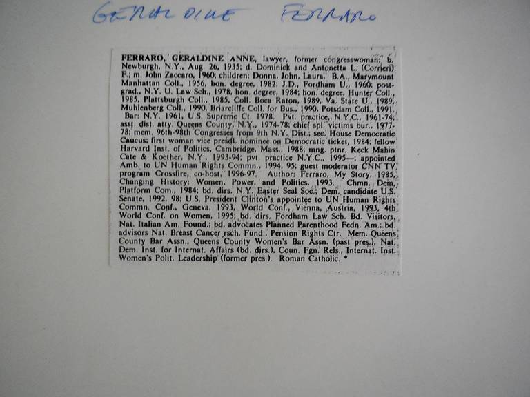 Gerardine Fararro - Black and White Photograph Grigio di Fred McDarrah