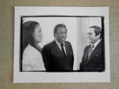 Gordon Parks, Alan King and Genevieve Young Vintage Silver Gelatin photo