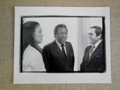 Gordon Parks, Alan King et Genevieve Young Photo gélatine argentée d'époque