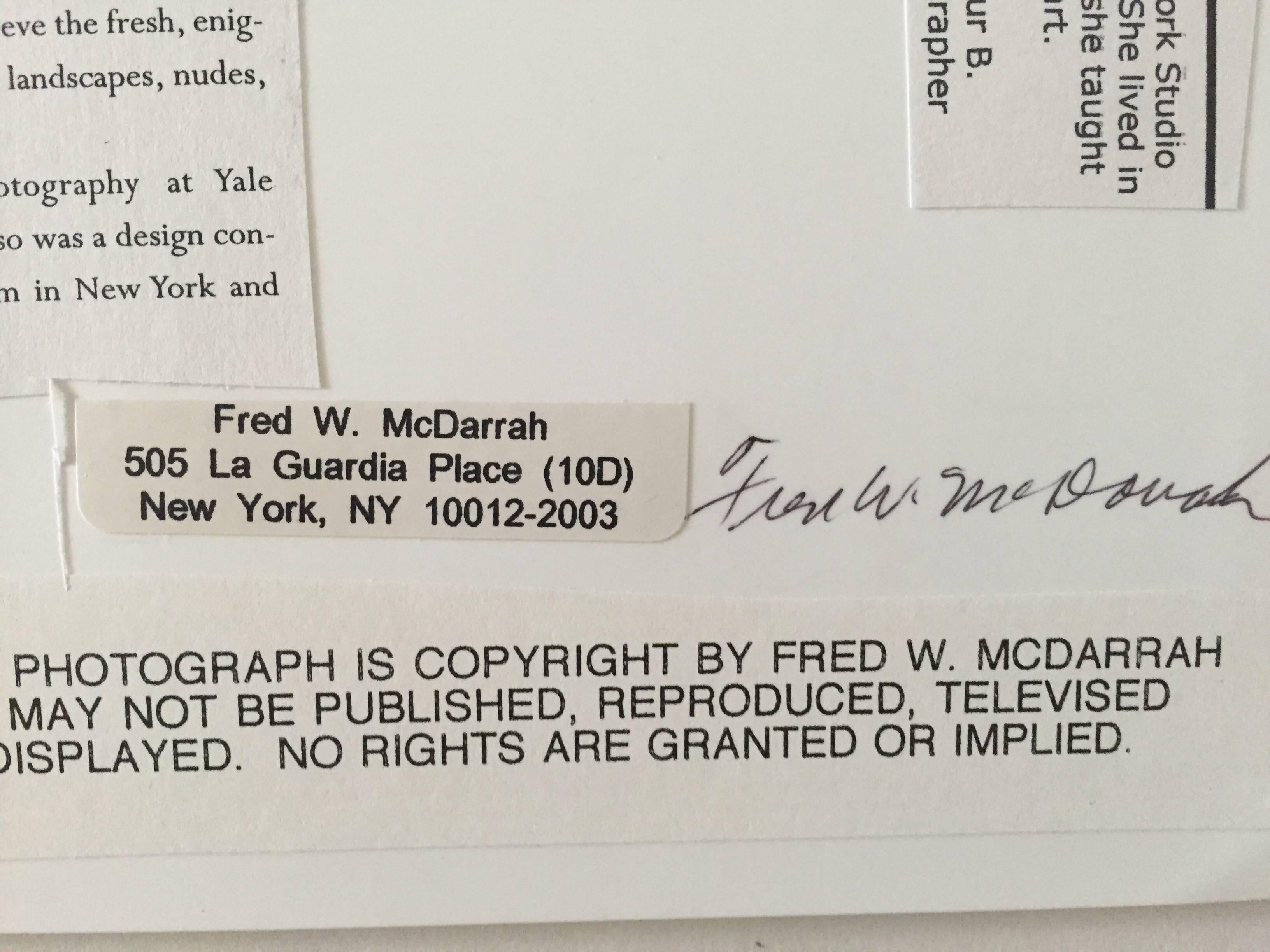 Herbert & Mercedes Matter - Photograph de Fred McDarrah