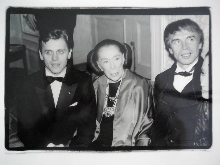 Fred McDarrah Figurative Photograph - Martha Graham, Mikhail Baryshnikov, Rudolf Nureyev