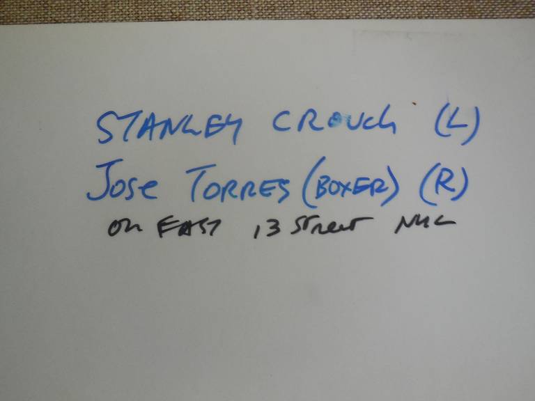 Stanley Crouch, Jose Torres en vente 2