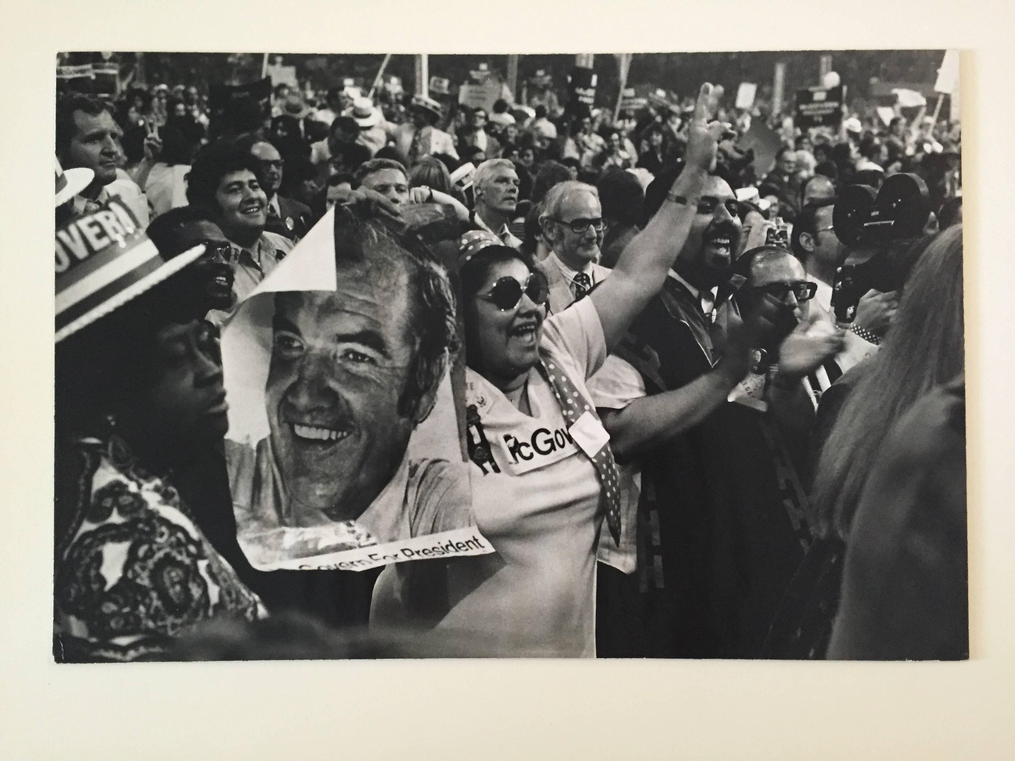 Supporters of George McGovern for President - Photograph by Fred McDarrah