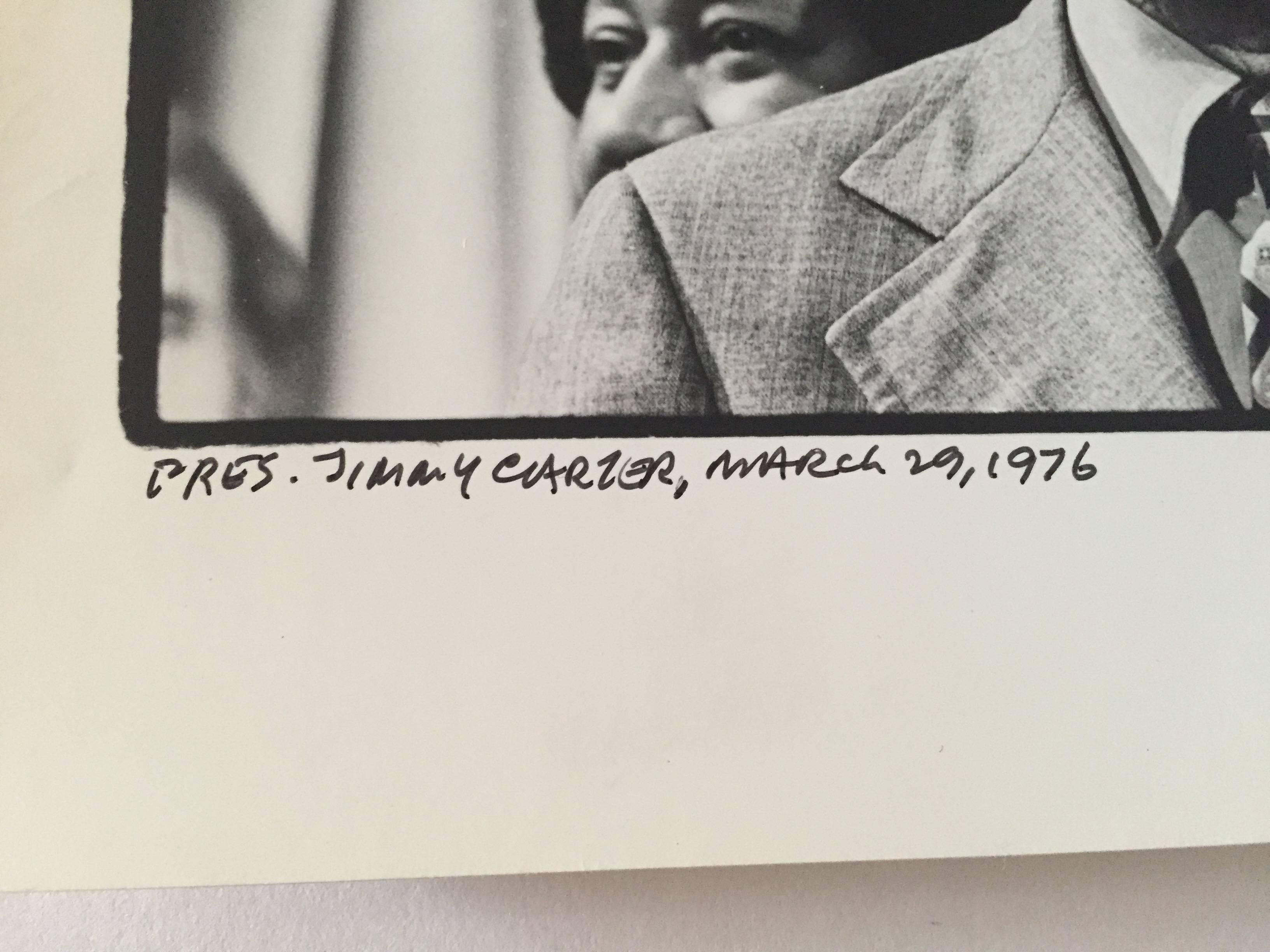 Foto d'epoca alla gelatina d'argento del Presidente Jimmy Carter di Fred McDarrah in vendita 1