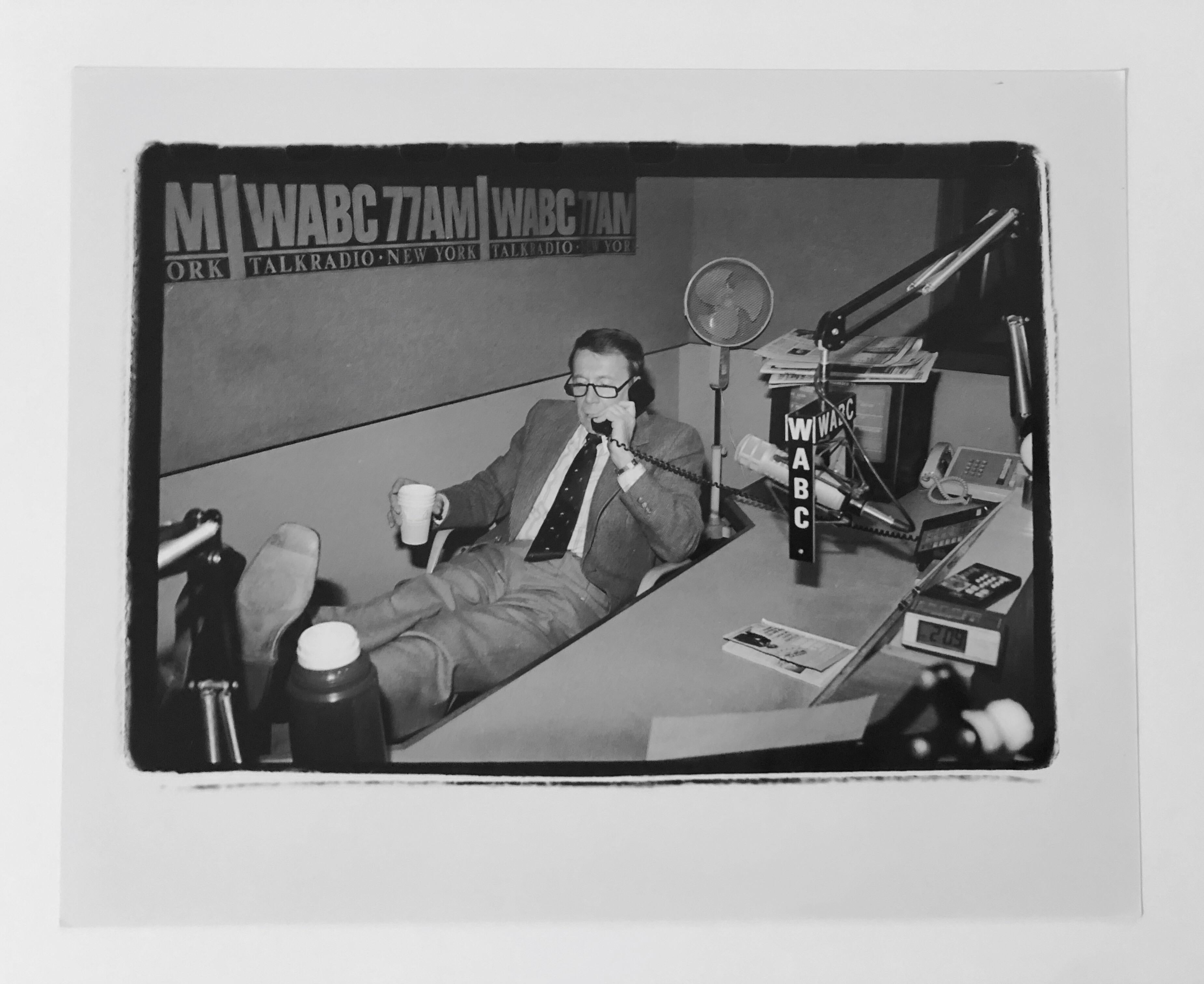Vintage Signed Silver Gelatin Photograph Bob Grant Radio Personality Photo For Sale 2
