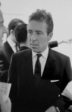 Vintage Signed Silver Gelatin Photograph Dapper Lord Snowdon Photo Suit & Tie