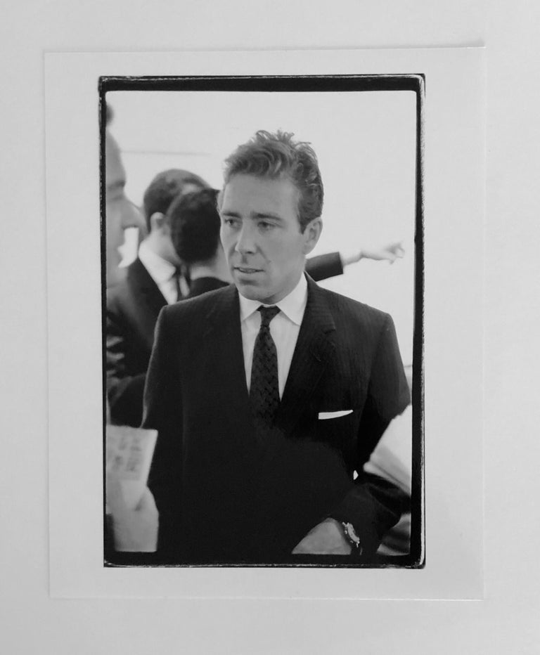 Vintage Signed Silver Gelatin Photograph Dapper Lord Snowdon Photo Suit & Tie For Sale 1