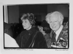 Vintage Signed  Silver Gelatin Photograph Jasper Johns Exhibit Photo Whitney Mus