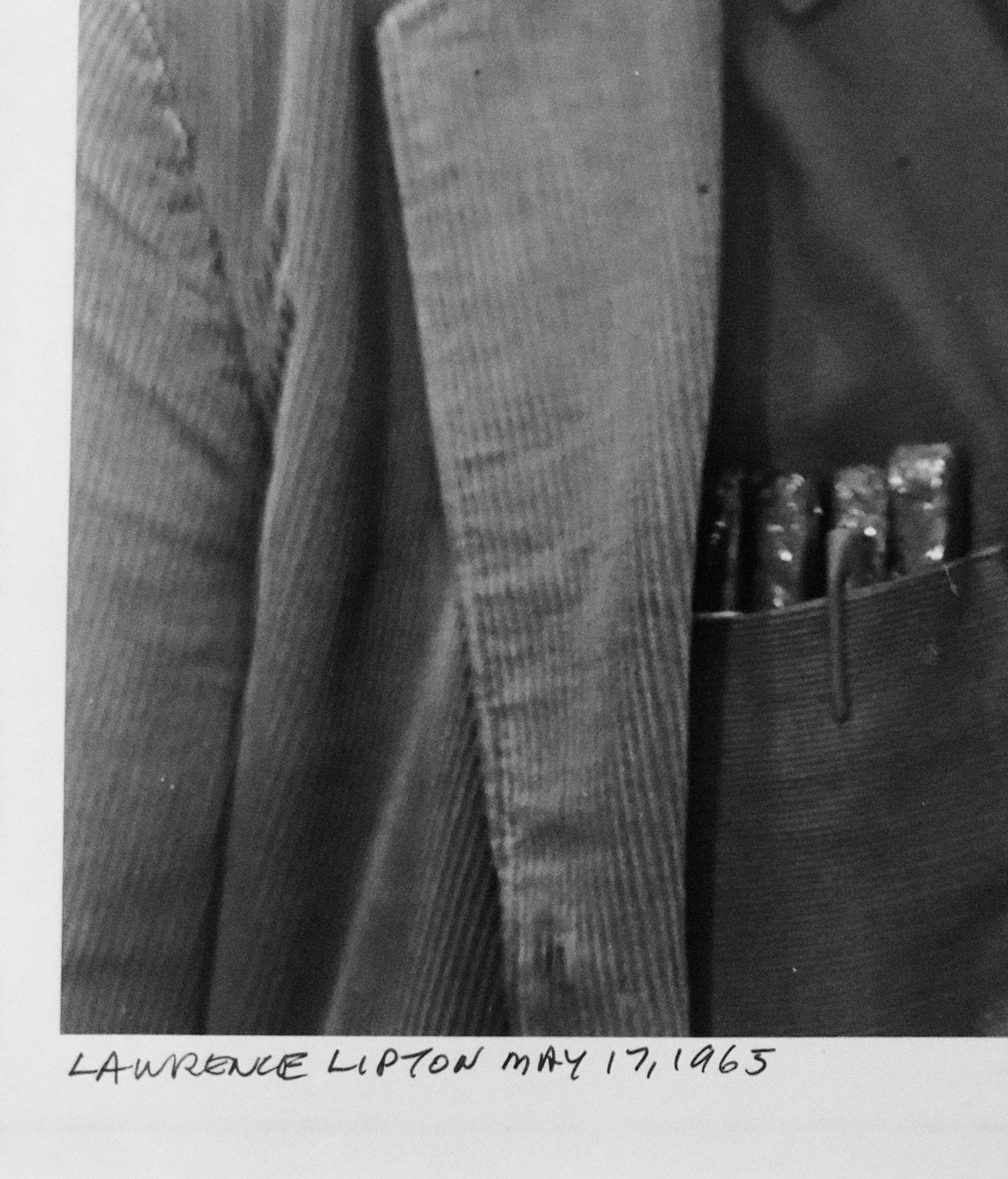Vintage-Silber-Gelatin-Fotografie Lawrence Lipton, Beatnik Beat Writer (Amerikanische Moderne), Photograph, von Fred McDarrah