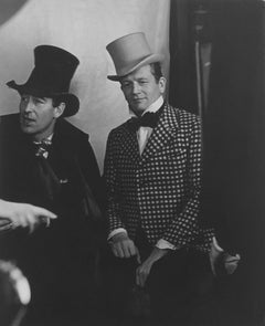 Photographie de costume de soirée vintage en gélatine argentée Thomas Hoving John Lindsey