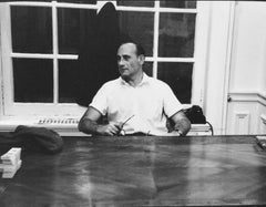 Vintage Silver Gelatin Photograph Tibor de Nagy Portrait Photo NYC Gallery