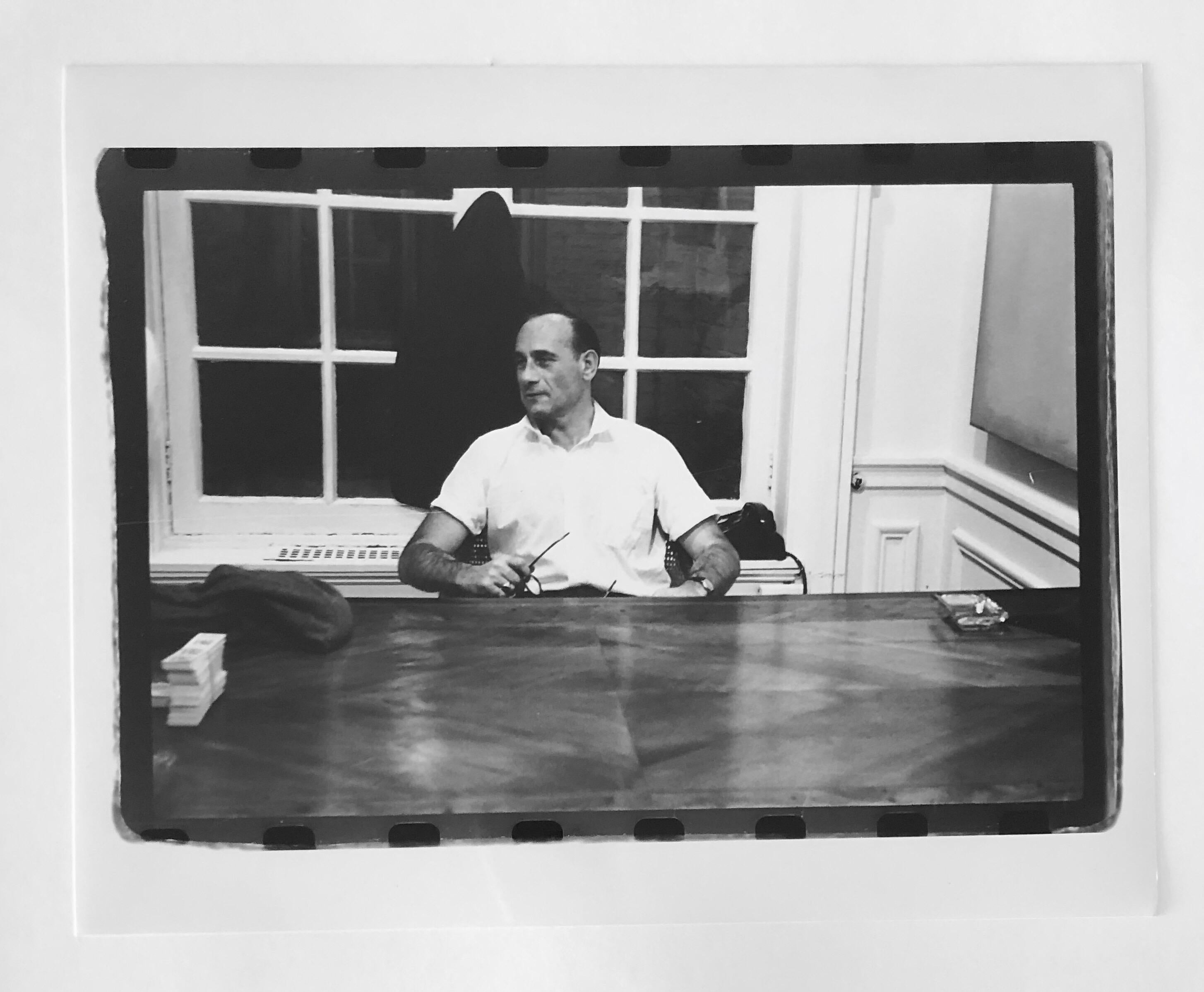 Vintage Silver Gelatin Photograph Tibor de Nagy Portrait Photo NYC Gallery For Sale 2