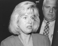 Retro Silver Gelatin Photograph Tipper Gore, Democratic Fundraiser 1992 Photo 