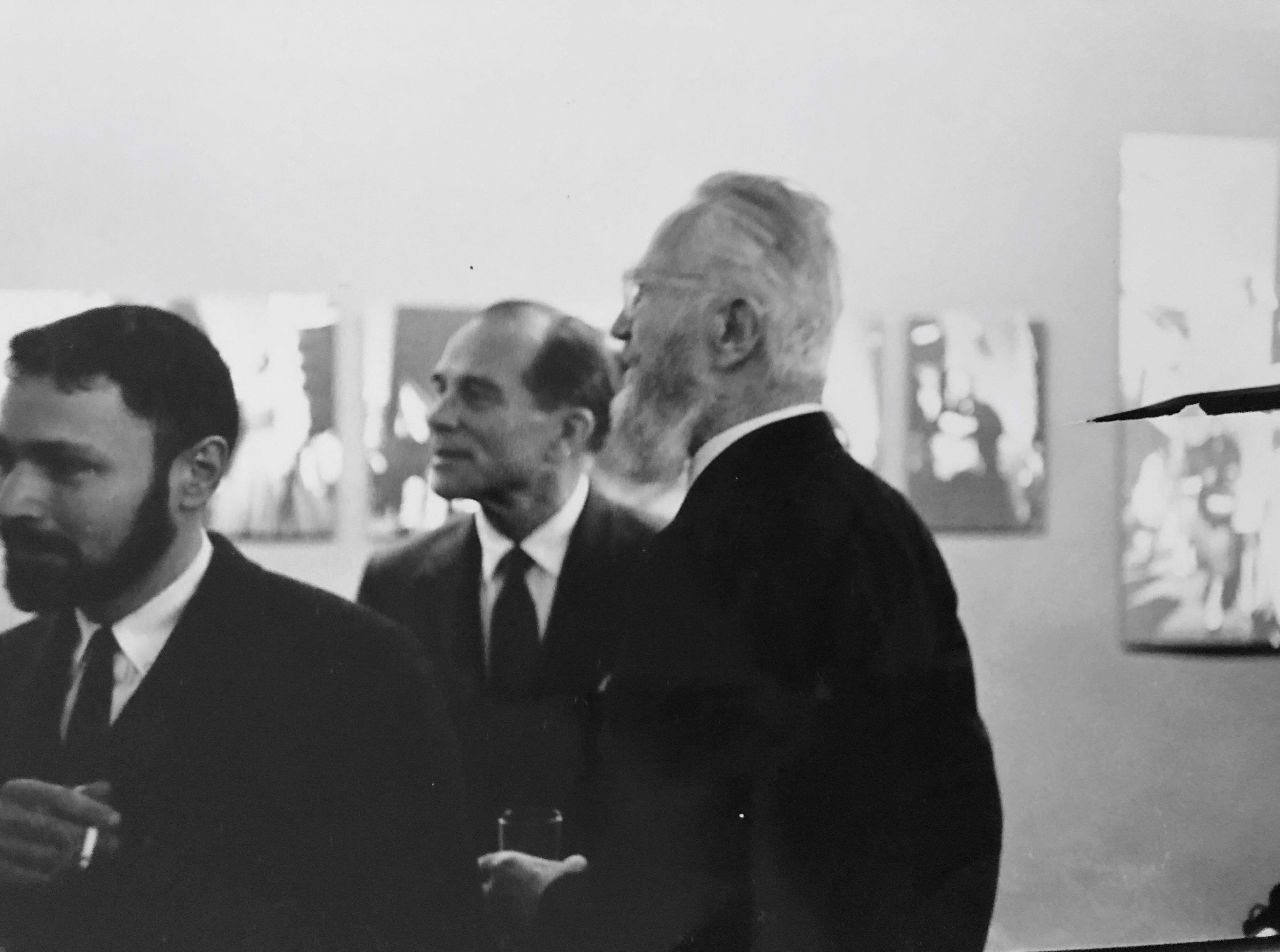Vintage-Silbergelatines signierte Fotografie Edward Steichen, MoMA-Foto (Amerikanische Moderne), Photograph, von Fred McDarrah