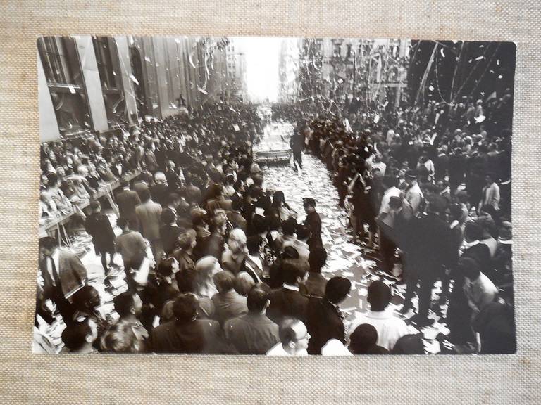 Black and White Photograph Fred McDarrah - Les Mets, champions du monde