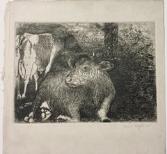 Fred Nagler, (Cows in a Pasture)