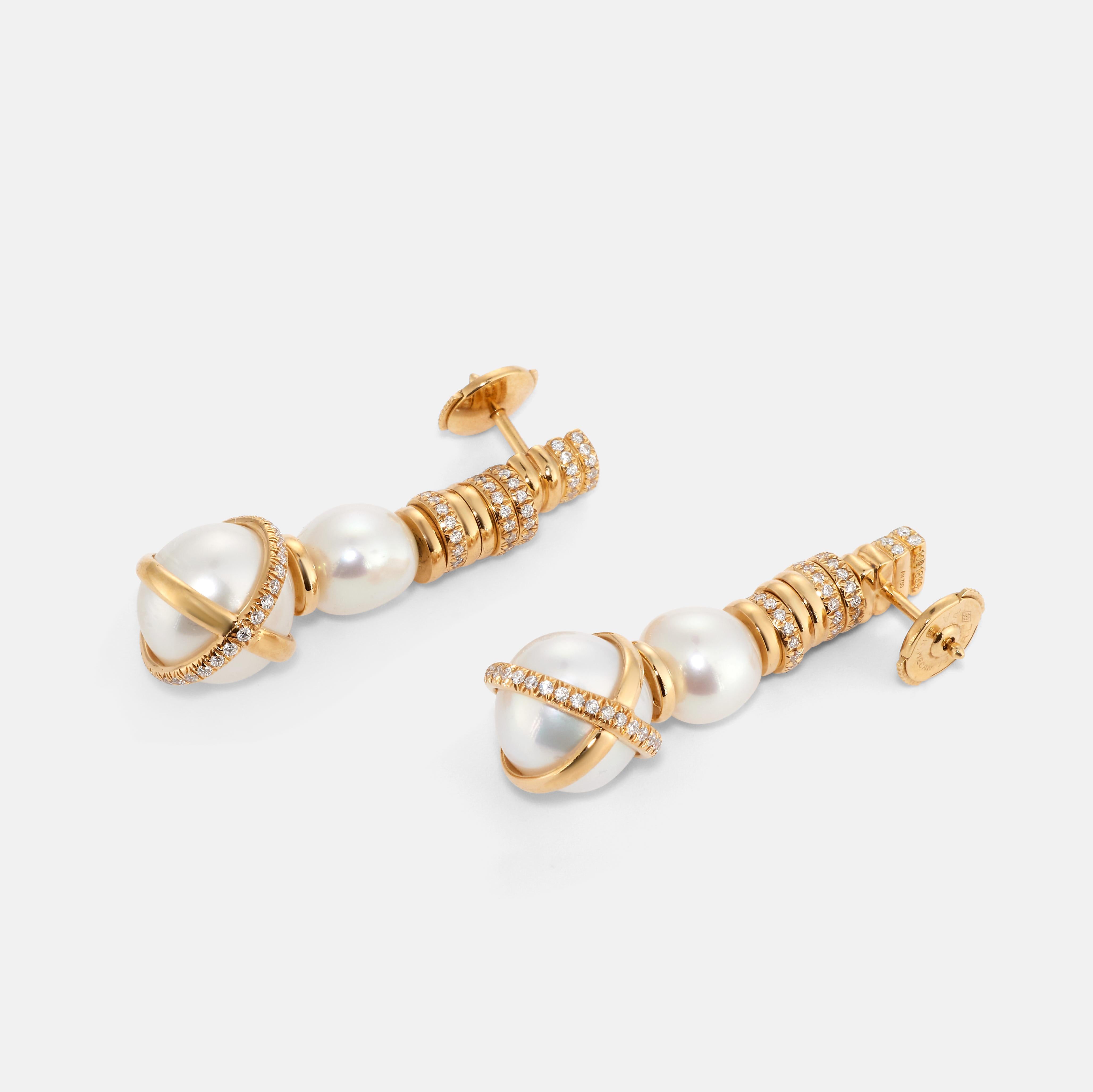 Fred of Paris - Orecchini di perle Baie des Anges In condizioni ottime in vendita a PARIS, FR