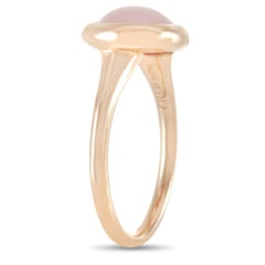Fred of Paris Belle Rives 18k Rose Gold and Pink Quartz Ring