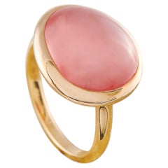 Fred of Paris Belles Rives 18K Rose Gold Rhodochrosite Ring FP10-050426