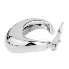 Fred of Paris Diamond Hoop White Gold Earrings