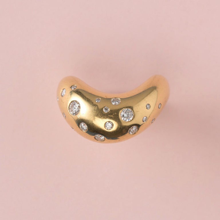 Fred of Paris Gold and Diamond Ring For Sale at 1stDibs