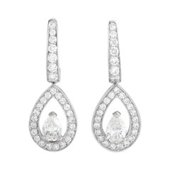 Fred of Paris Lovelight 18K White Gold 0.78ct Diamond Earrings