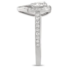 Fred of Paris Lovelight Platinum 0.85 Ct Diamond Ring