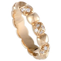 Fred of Paris Pain De Sucre Célébration Rose Gold Diamond Band Ring