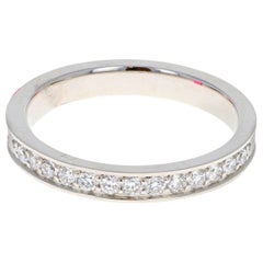 Fred of Paris Platinum Diamond Alliances Eternity Ring